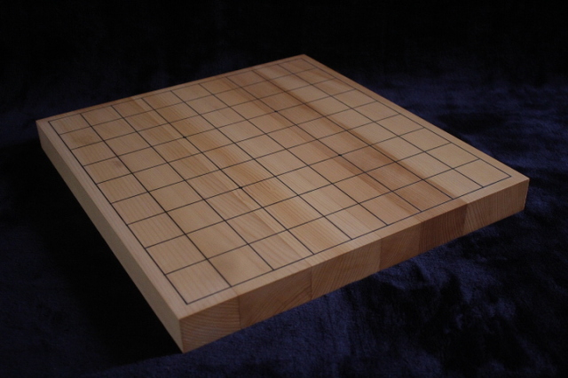 【NEW】　国産本榧卓上将棋盤　1寸1分
