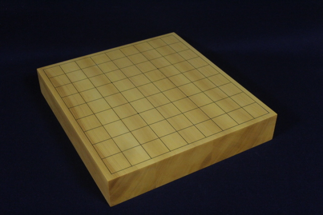 日向榧卓上将棋盤　【1寸9分5厘】【3枚継】【柾目】