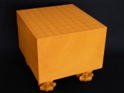 本榧将棋柾目盤　7.5寸
