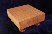 【NEW】　国産本榧将棋盤　【訳あり品】　3寸2分