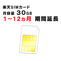 SIMカード,楽天,サムネイル,30GB,延長