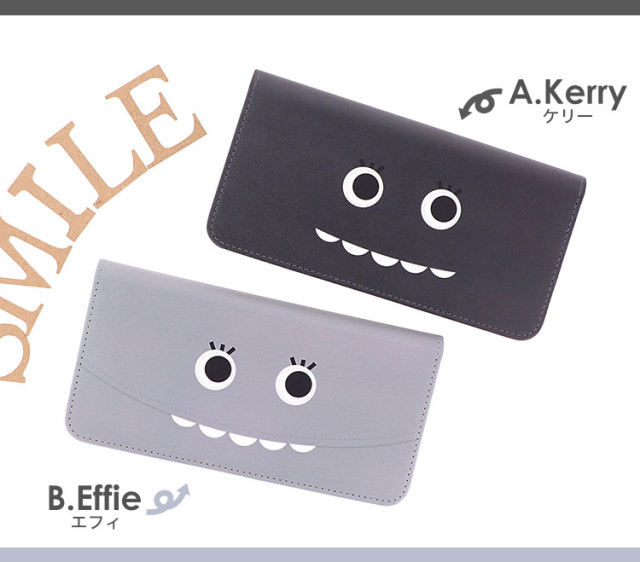 スマホケース 手帳型 カバー 手帳型ケース ベルトなし モンスター