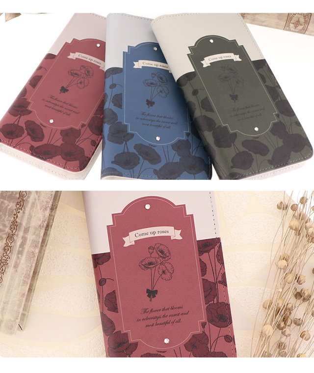 スマホケース 手帳型 カバー 手帳型ケース ベルトなし ボタニカル 植物 花柄 こっくりカラー