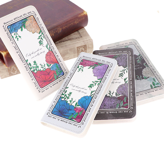 スマホケース 手帳型 カバー 手帳型ケース ベルトなし 花柄 ボタニカル キラキラ くすみカラー