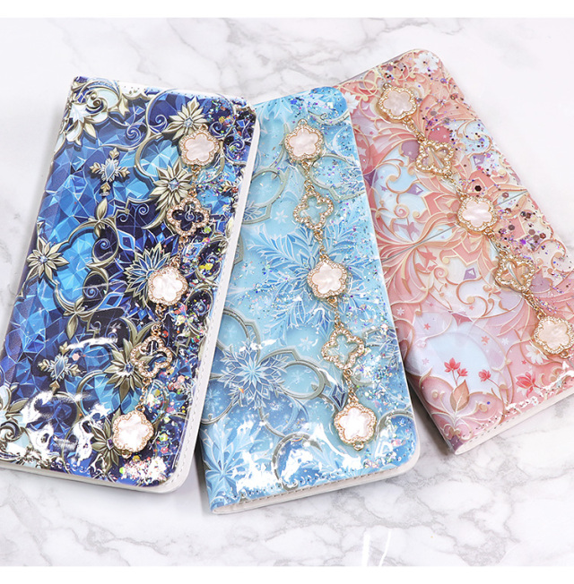 スマホケース 手帳型 カバー 手帳型ケース ベルトなし 花柄 フラワー エスニック アラビアン ファンタジー