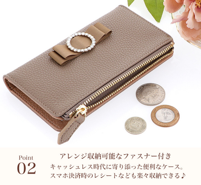 スマホケース 手帳型 カバー 手帳型ケース キャッシュレス 収納 財布一体型スマートフォンケース