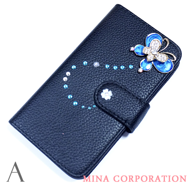 スマホケース 手帳型 カバー 手帳型ケース 蝶々 ちょうちょ バタフライ 蝶 花 フラワー