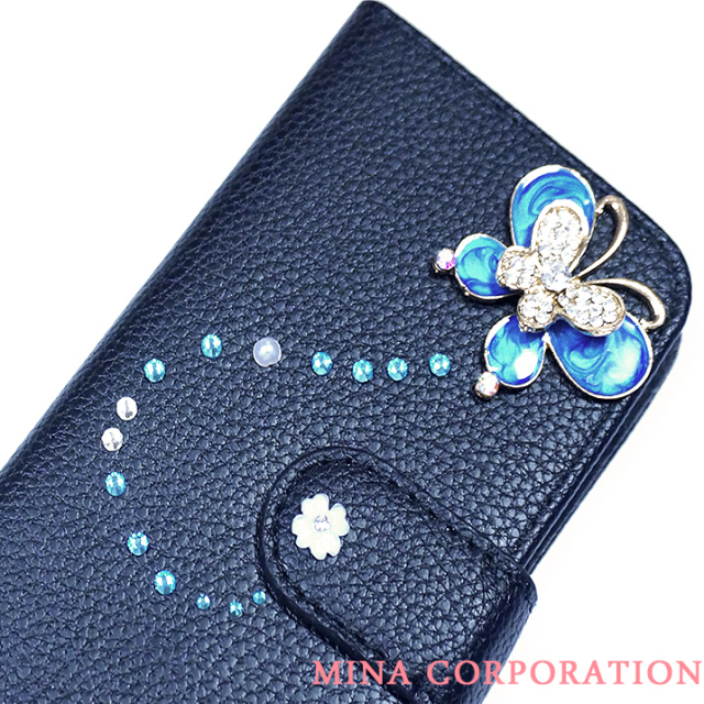 スマホケース 手帳型 カバー 手帳型ケース 蝶々 ちょうちょ バタフライ 蝶 花 フラワー