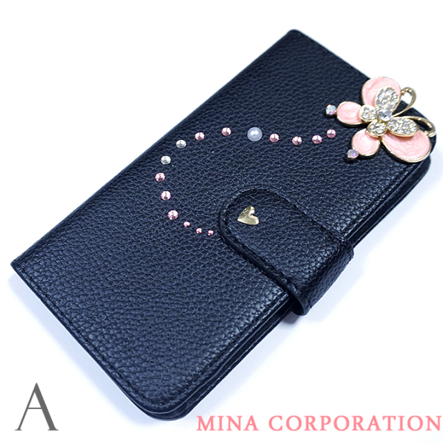 スマホケース 手帳型 カバー 手帳型ケース 蝶々 ちょうちょ バタフライ 蝶 花 フラワー