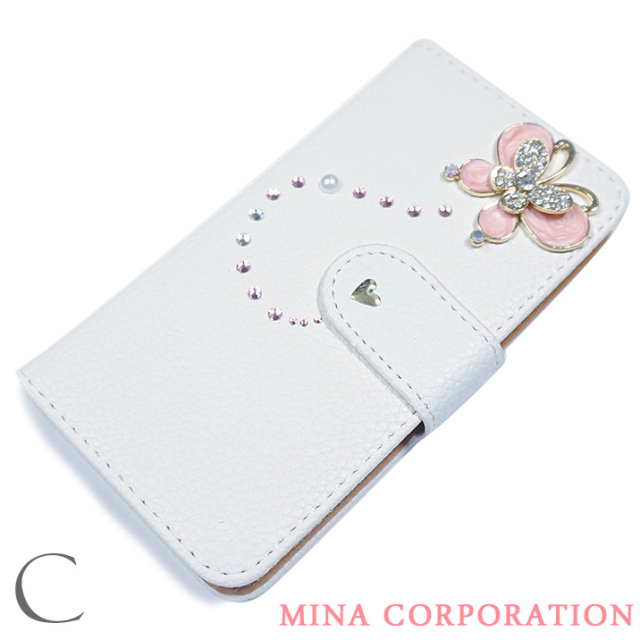 スマホケース 手帳型 カバー 手帳型ケース 蝶々 ちょうちょ バタフライ 蝶 花 フラワー