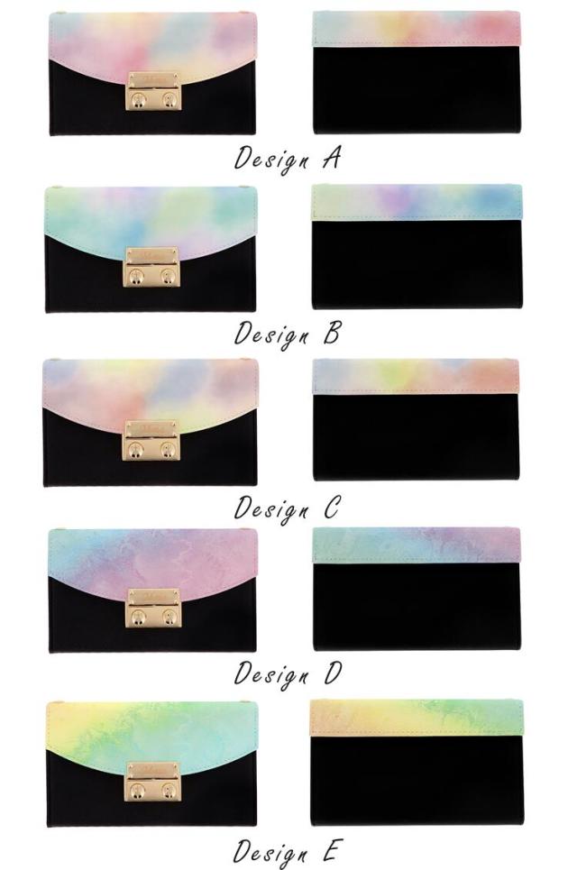 ハーフチェンジ 全機種対応 ケース スマホ カバー スマホケース パステル グラデーション