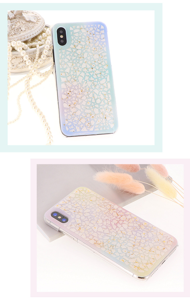 スマホケース ハードケース ハードカバー クリアケース グラデーション シェル エッグシェル