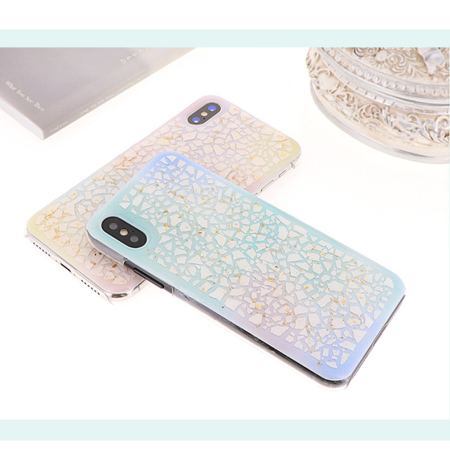 スマホケース ハードケース ハードカバー クリアケース グラデーション シェル エッグシェル