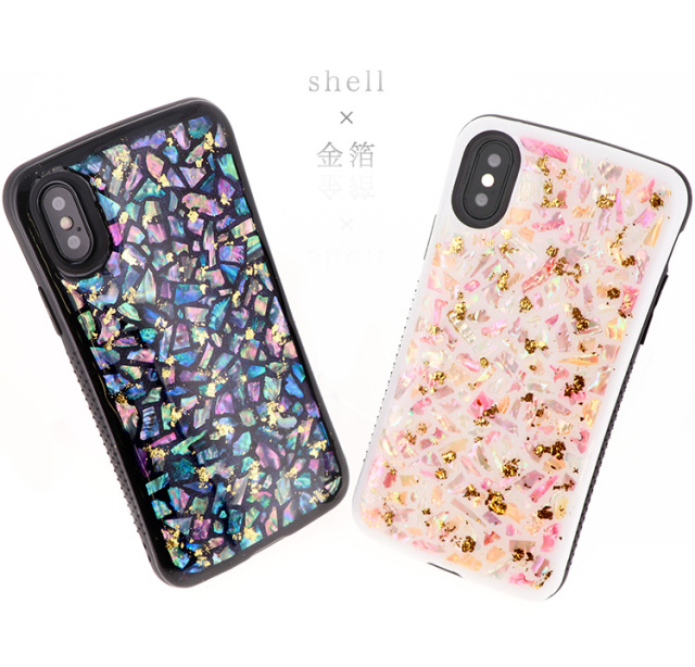 シェル 貝殻 夏 海 Handy Jelly スマホケース ハードケース ハードカバー 全機種対応