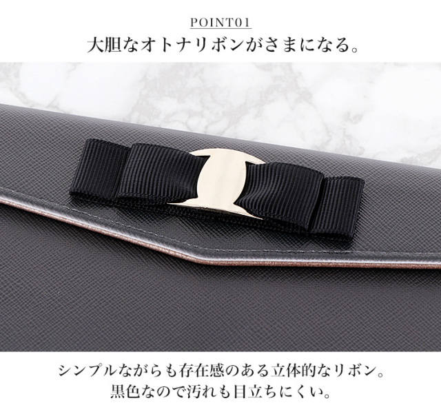 スマホケース 手帳型 カバー 手帳型ケース  全機種対応 三つ折り リボン モノトーン