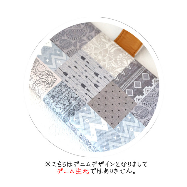 スマホケース 手帳型 カバー 手帳型ケース デニム パッチワークデニム ジーンズ スター 星 インディアン