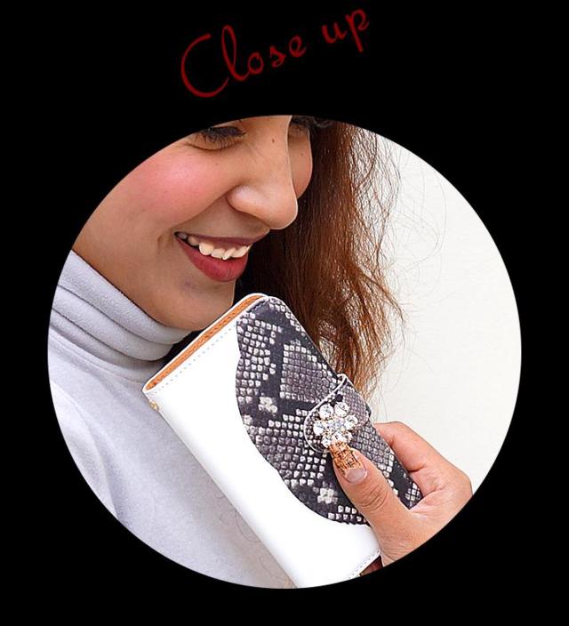 スマホケース 手帳型 カバー 手帳型ケース パイソン パイソン柄 蛇柄 ヘビ へび