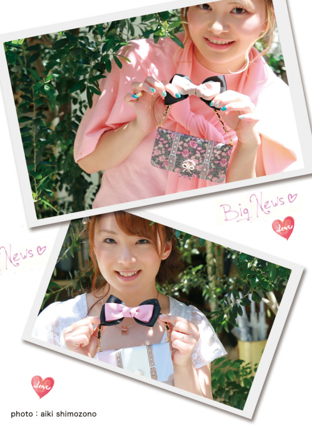チェーン ゴールド 手帳型ケース ショートチェーン　リボン ribbon リボンチェーン