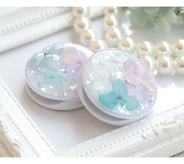 スマホリング スマホグリップ スマホスタンド リングストラップ アイリング 花 flower フラワー ドライフラワー 押し花