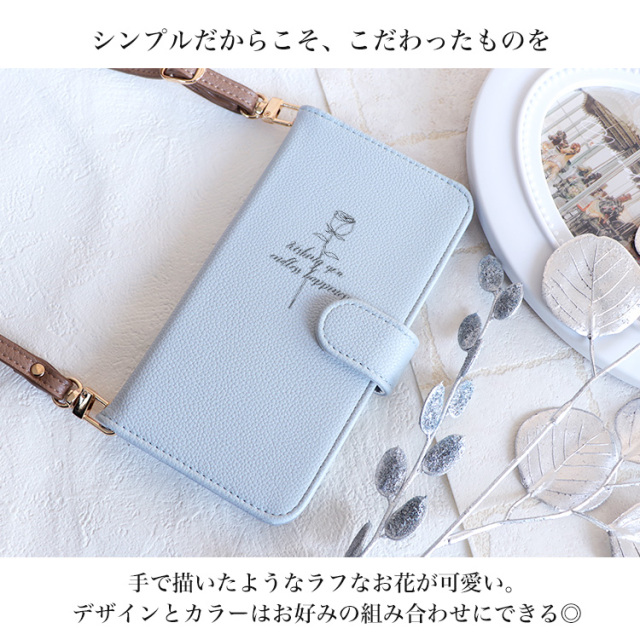 スマホケース 手帳型 全機種対応 iPhone16e iPhone16 iPhone16pro max 16plus iPhone 15 plus 15 pro max iPhone14 pro max iPhone se 第3世代 pixel 9 xperia 10 1 5 vi v ace III II galaxy a55 s25 a23 AQUOS wish4 sense8 plus R9 pro カバー 携帯ケース スマホケース 手帳型 カバー 手帳型ケース パステル 花 フラワー 線画