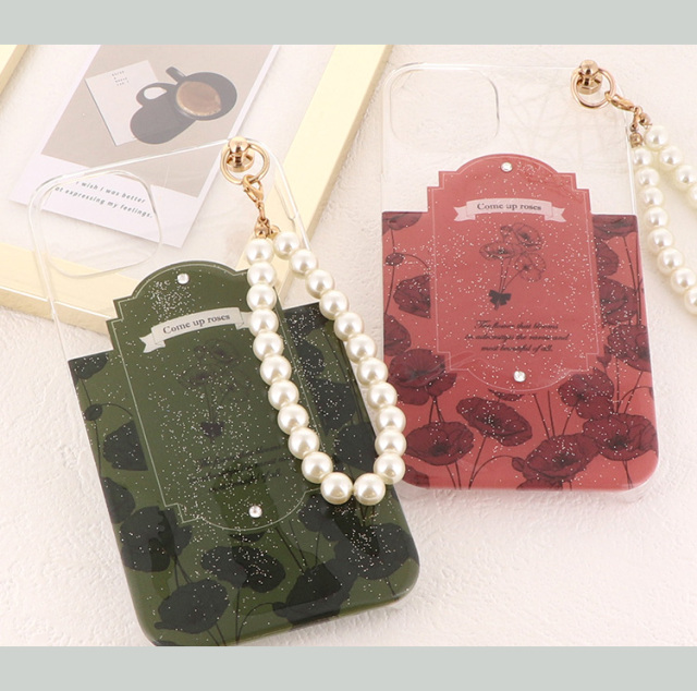 スマホケース ハードケース ハードカバー クリアケース ショルダーケース ショルダータイプ ストラップ付き