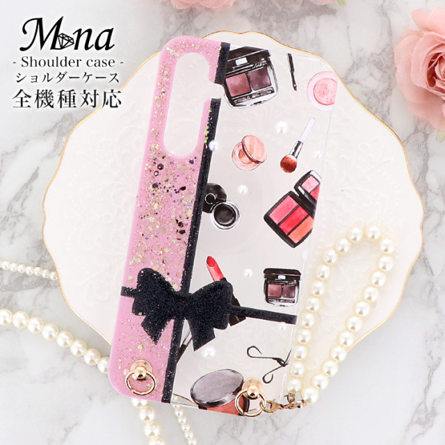 スマホケース ハードケース ハードカバー クリアケース ショルダーケース ショルダータイプ ストラップ付き