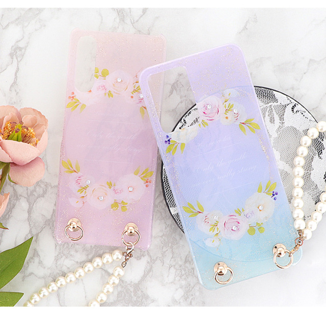 スマホケース ハードケース ハードカバー クリアケース ショルダーケース ショルダータイプ ストラップ付き