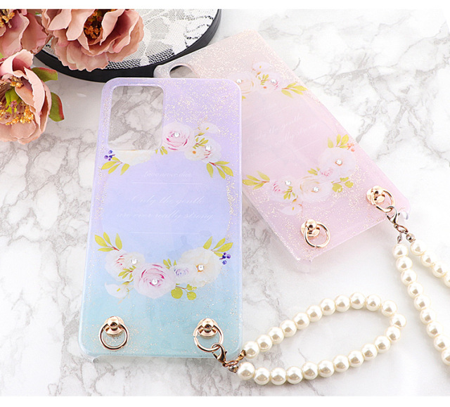 スマホケース ハードケース ハードカバー クリアケース ショルダーケース ショルダータイプ ストラップ付き