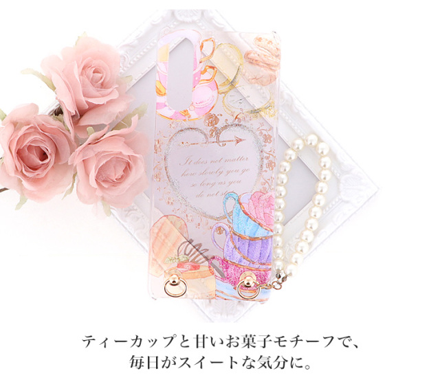 スマホケース ハードケース ハードカバー クリアケース ショルダーケース ショルダータイプ ストラップ付き