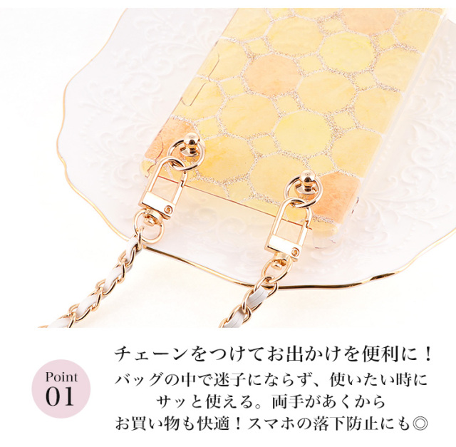 スマホケース ハードケース ハードカバー クリアケース ショルダーケース ショルダータイプ ストラップ付き