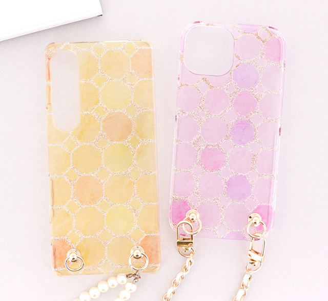 スマホケース ハードケース ハードカバー クリアケース ショルダーケース ショルダータイプ ストラップ付き