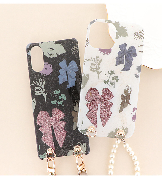 スマホケース ハードケース ハードカバー クリアケース ショルダーケース ショルダータイプ ストラップ付き