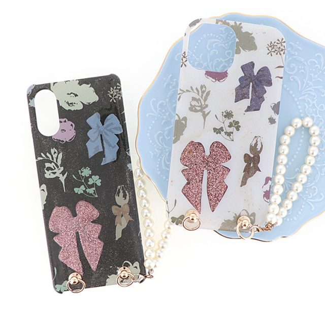 スマホケース ハードケース ハードカバー クリアケース ショルダーケース ショルダータイプ ストラップ付き