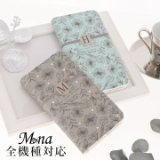 スマホケース 手帳型 カバー 手帳型ケース ベルトなし ボタニカル 植物 くすみカラー