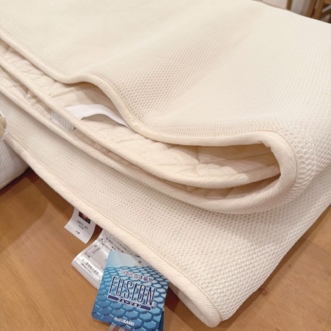 【日本製 ウールｘハニカムベッドパッド】　日の本寝具コラボ企画