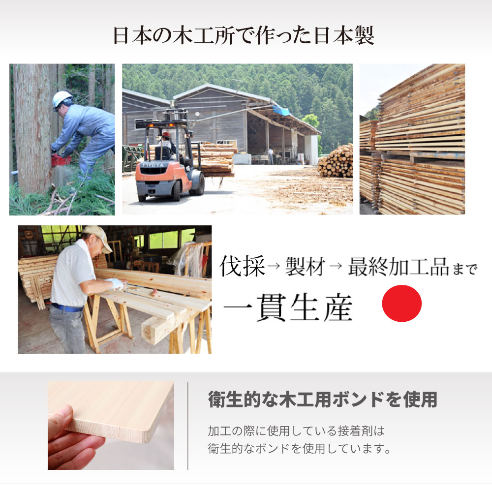国産 ひのきまな板軽量モデル 料理のしやすい大き目サイズ 桧（48c）
