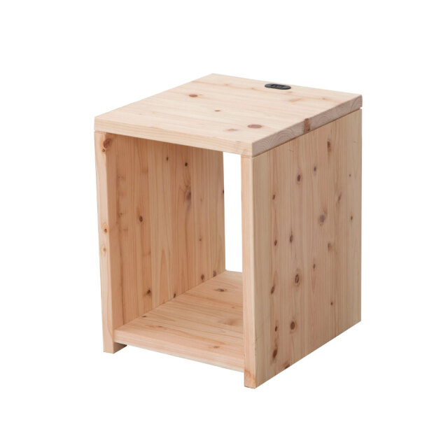 すのこベッド 国産 ひのき棚付繊細すのこベッド シングル・セミダブル