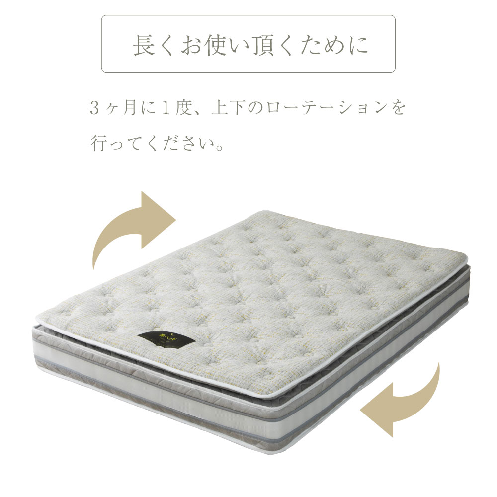 咲夜NoWay! 源ベッド最上クラス 新発売 ピロートップ 6.7インチ