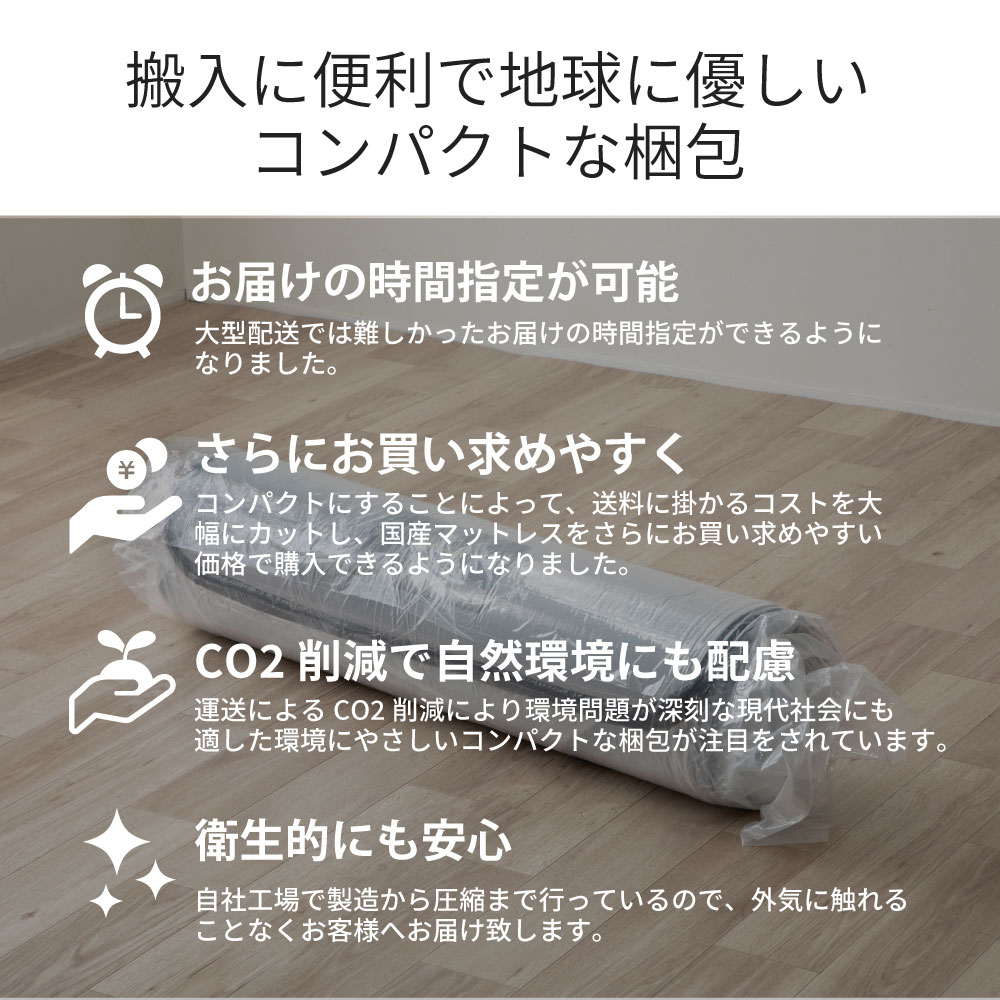 咲夜ハイフィール 薄型高反発ウレタンマットレス S,SD,D