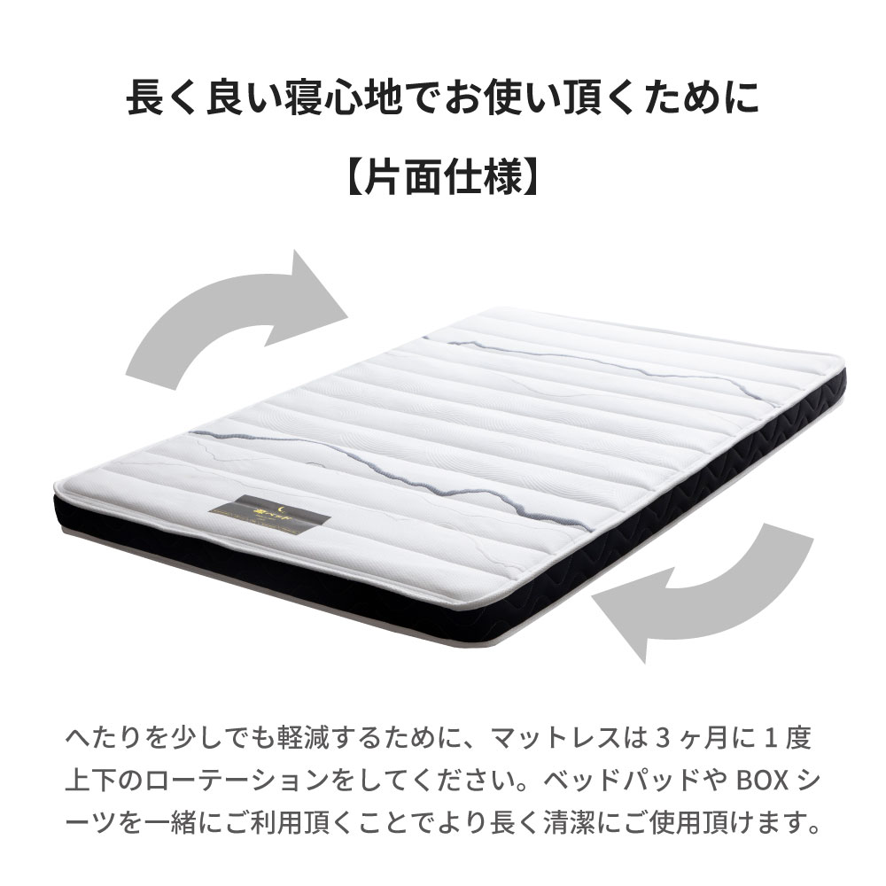 咲夜ハイフィール 薄型高反発ウレタンマットレス S,SD,D