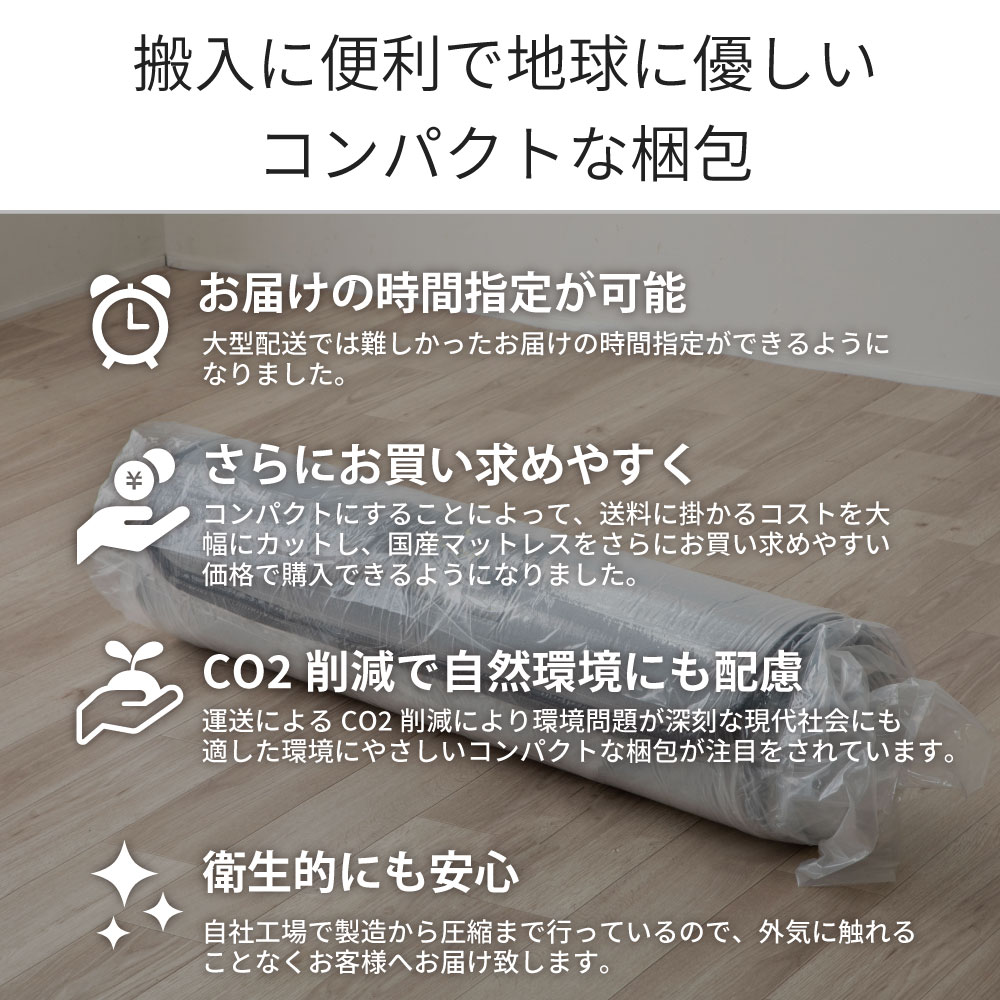 咲夜ハイフィール 薄型高反発ウレタンマットレス S,SD,D