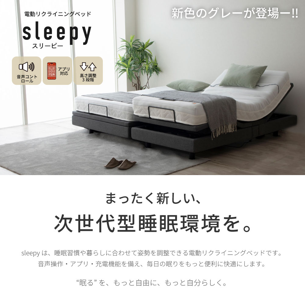 電動ベッド 電動ベッド専用マットレス sleepy