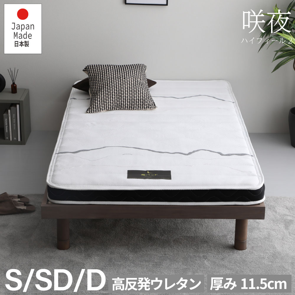 薄型ウレタンマットレス 咲夜ハイフィール