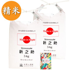 【精米】新潟県産 新之助 10kg（5kg×2袋）子どもに食べさせたいお米 令和7年産 古代米付き