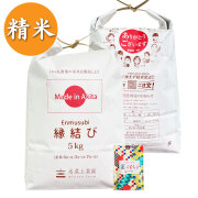 【精米】秋田県産 縁結び 10kg（5kg×2袋） 子どもに食べさせたいお米 古代米付き 令和7年産