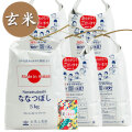 【玄米】北海道産 ななつぼし 25kg（5kg×5袋）子どもに食べさせたいお米 令和5年産 古代米付き