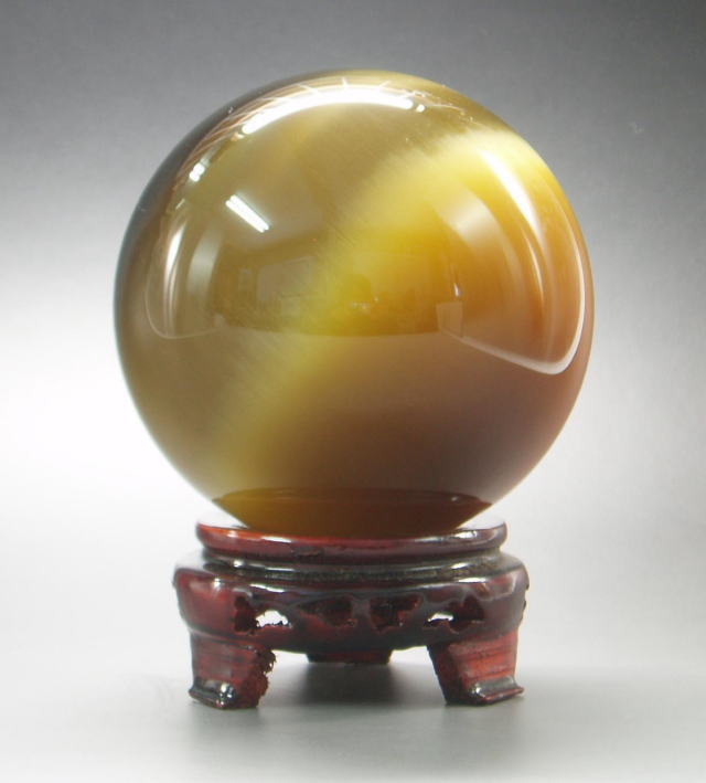 キャッツアイ丸玉　ハニー