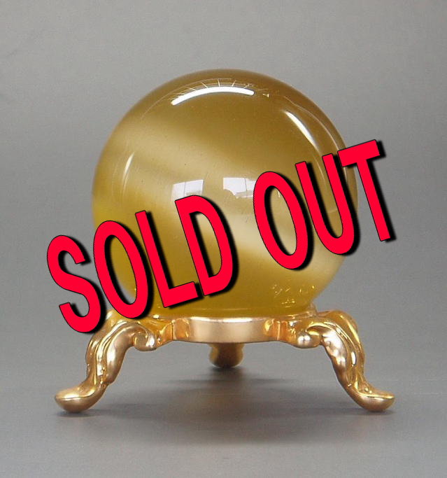 キャッツアイ/猫目石（ハニーカラー/蜂蜜とミルク）