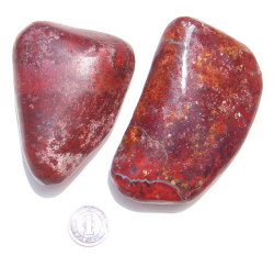 国産＞【碧玉（ジャスパー）みがき石】 出産のシンボル！