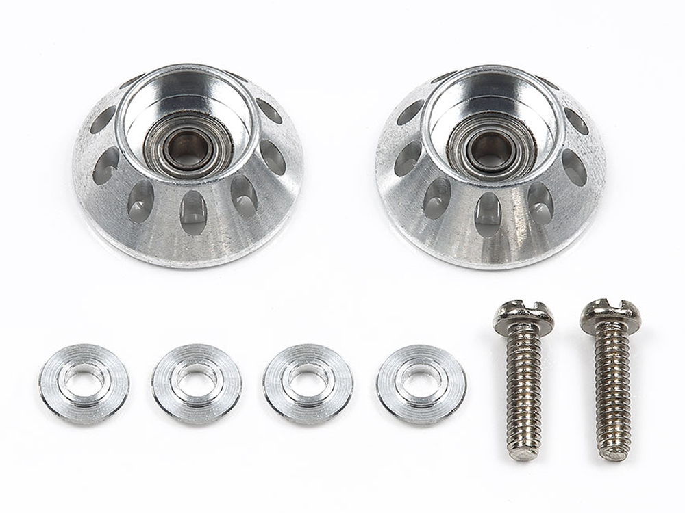 T95683　タミヤ　HG 軽量13mmオールアルミベアリングローラー (テーパータイプ)